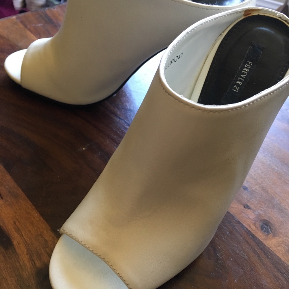 Forever 21 White Wedges